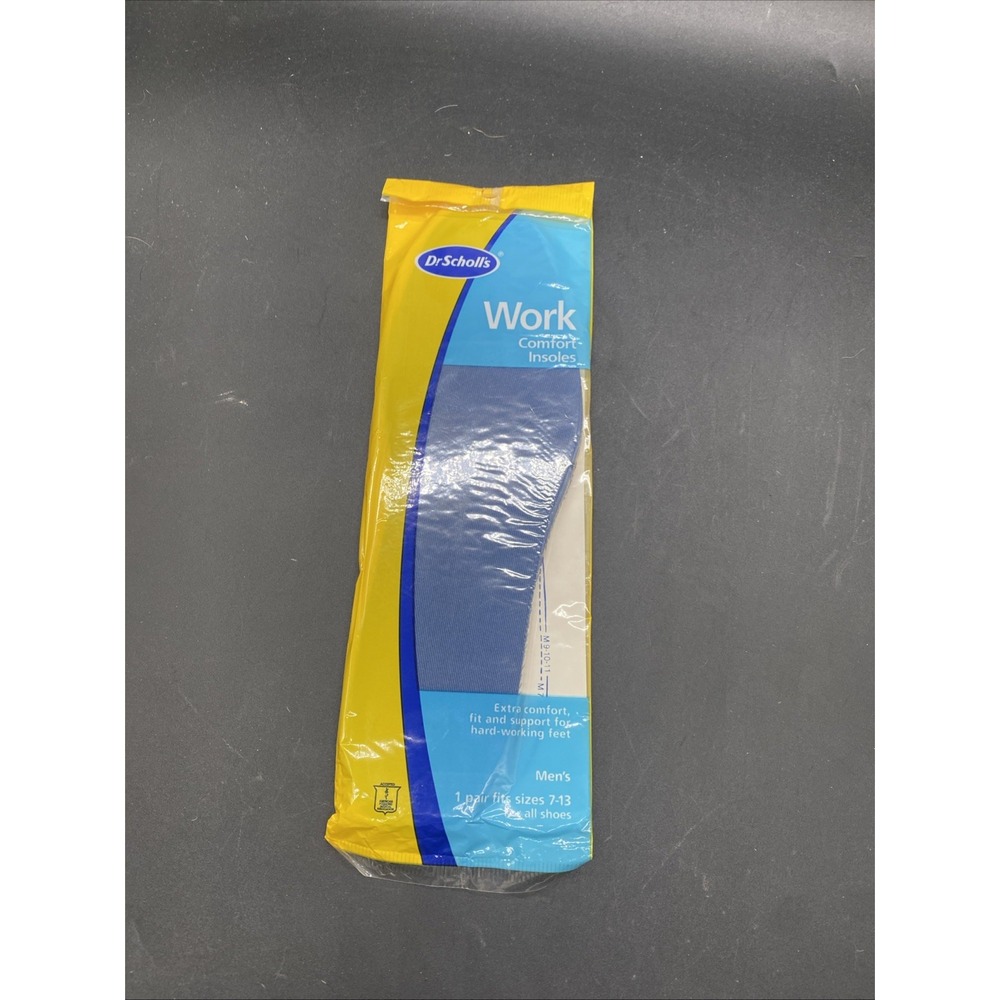 Dr. Scholl's Insoles for Men Work Extra Comfort Advanced Shoe Inserts Size 7-13